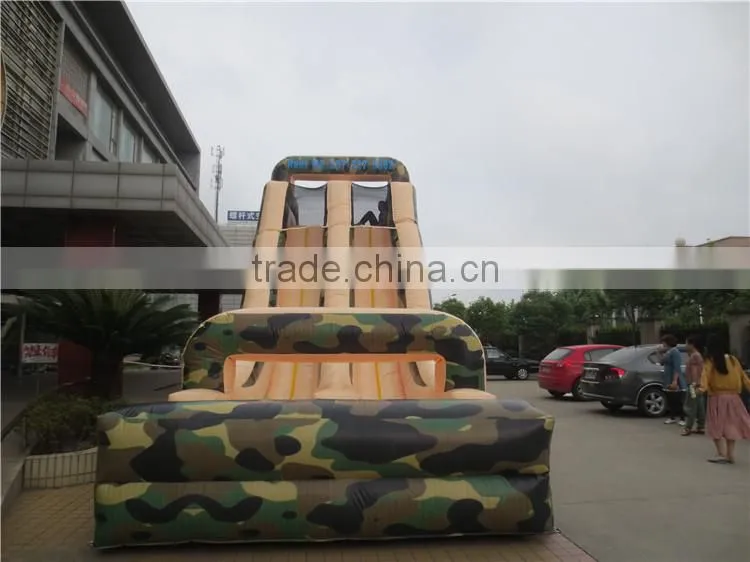 Military battle inflatable obstacle course for adult