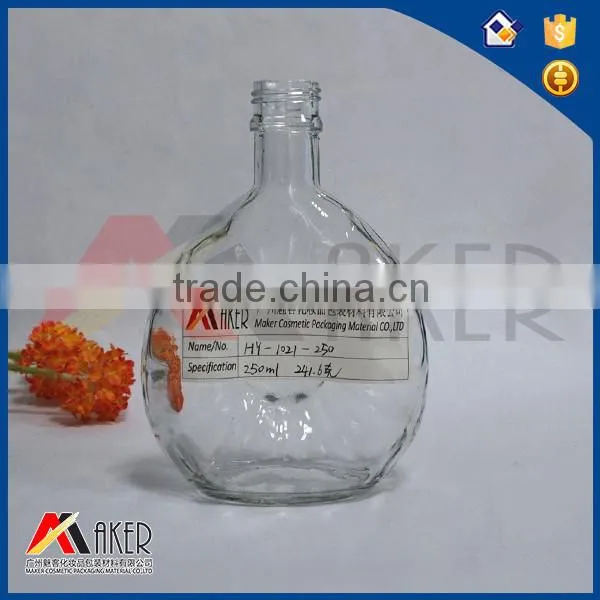 Wholesale 250ml Classic flower shape rome Wine Glass Bottle