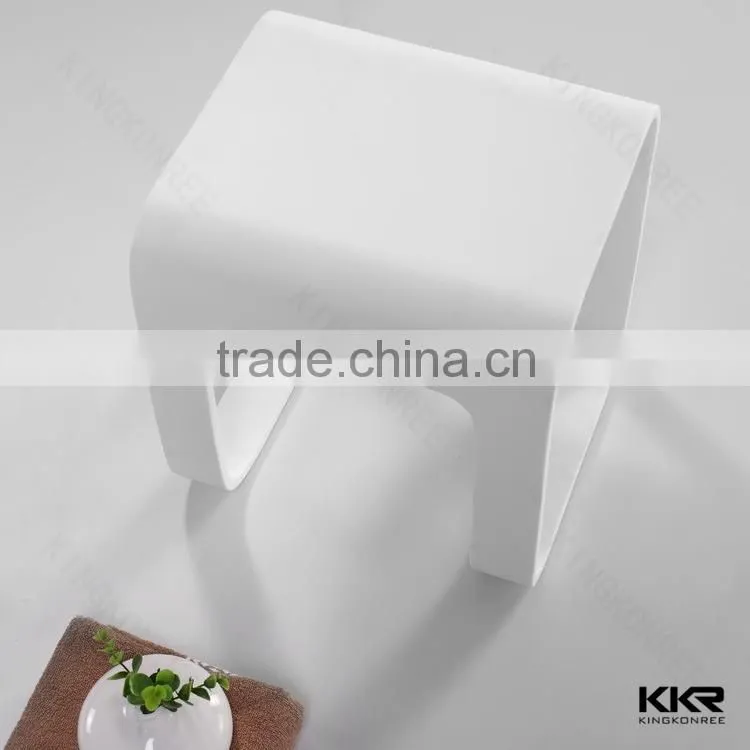 artificial stone acrylic solid surface stool