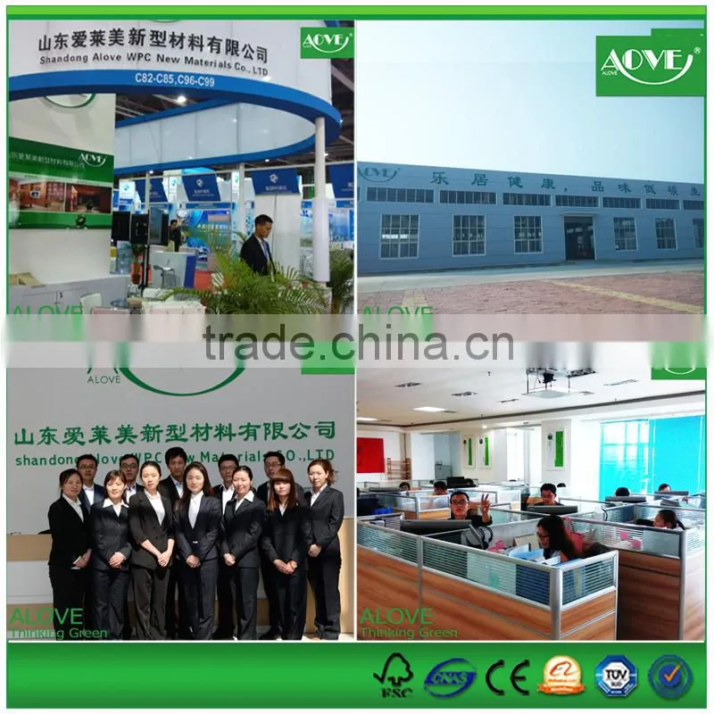 Customized color wpc co-extrusion wall penal interior/exterior /anti UV /painting