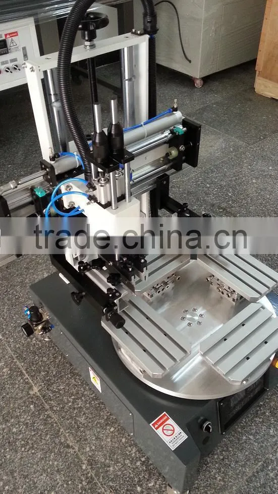 4 station rotary screen printing machine for ruler