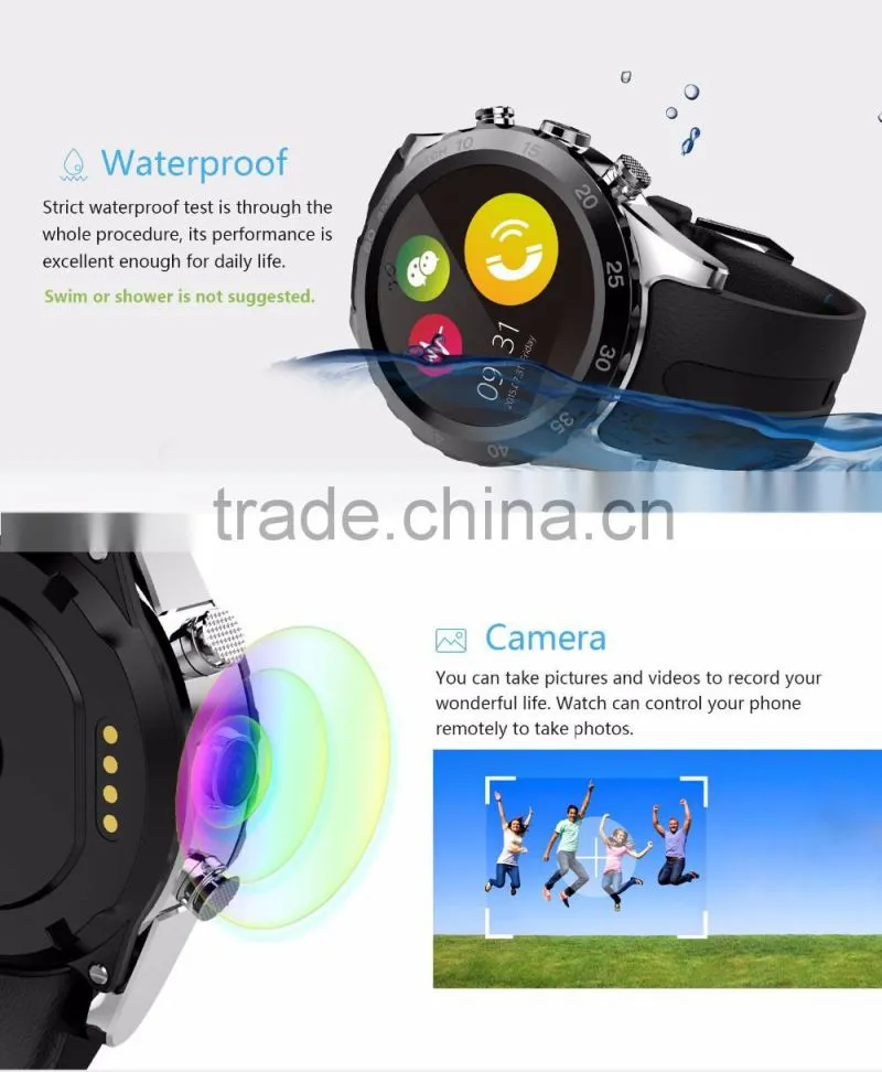 KW08 2016 hot product Smart Watch Smart Phone NFC BLUETOOTH OEM