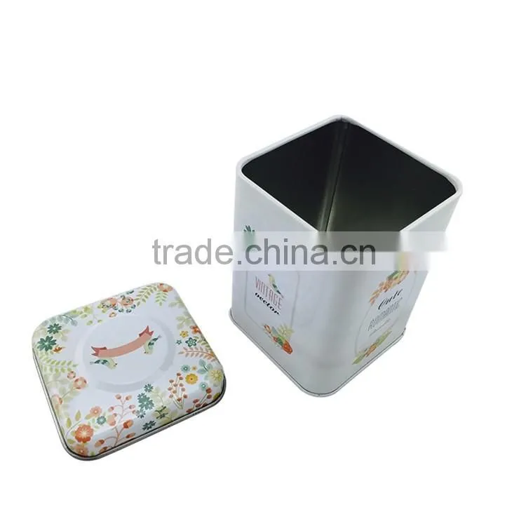 Custom Tin Tea Packaging Boxes Design