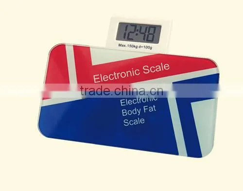 Mini Electronic digital bathroom scale 150KG small platform folding type