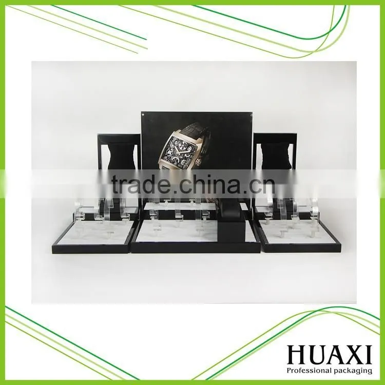 2016 Acrylic Wooden Watch Freestanding Display Rack
