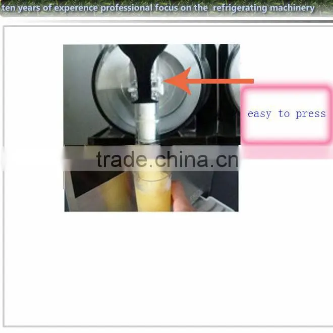 Black Color Three Bowl Slush Making Machine MK-02