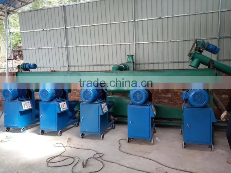 rice straw husk charcoal briquette making machine
