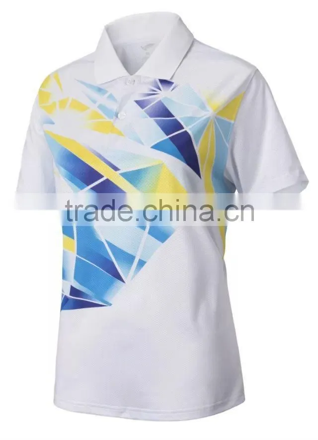 Wholesale Thailand quality grade original sublimation badminton jersey