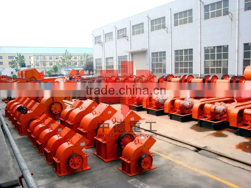 Zhongde low price high capacity rock crusher production line/Complete silica sand crushing production line