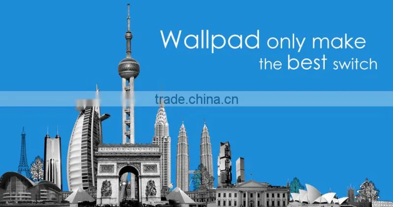 2015 China Hot Sale Wholesaler Wallpad Luxury Wall Light Switch Panel Network Computer COM Socket