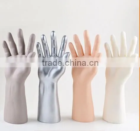 High Glossy Fiberglass Male Mannequin Hand For Glove