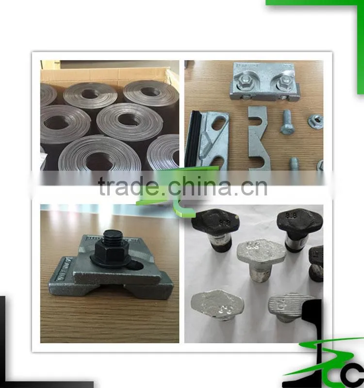 QU120 Crane rail fixings/crane rail clips