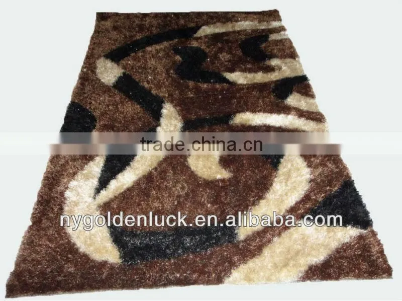 polyester 3d shaggy carpet