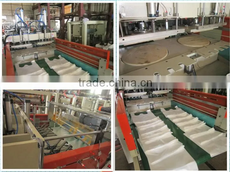 DFR-E900 double line hot-sealing plastic shopping bag making machine