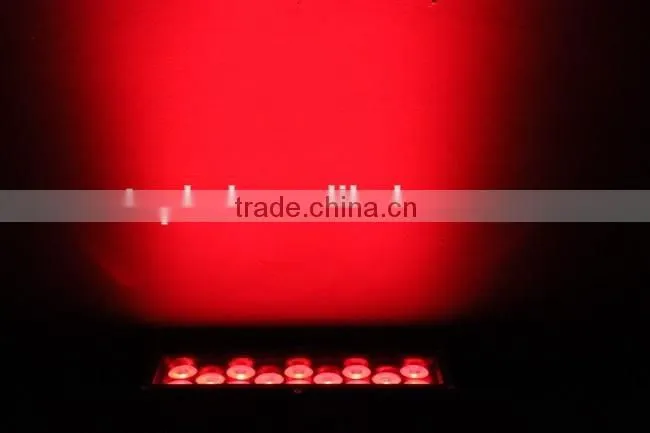 CE&RoHs Certificate Excellent Color Mixing IP66 Outdoor 14* Tri-3W RGB Wall Washer LED Light