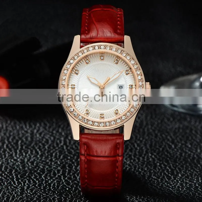 wholesale New fashion Customize Own Brand vogue minimalist wristwatch genuine leather watch
