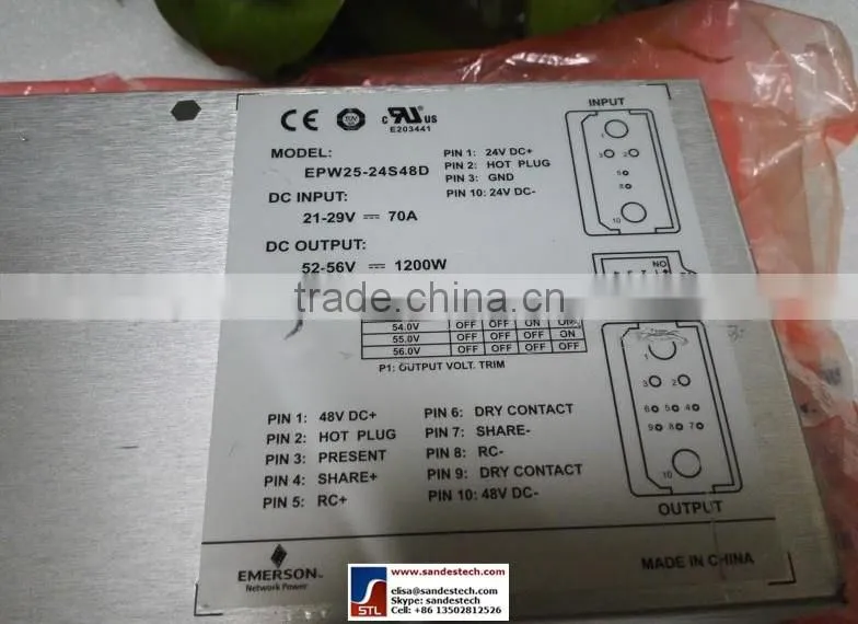Emerson EPW25-24S48D 1200W Rectifier modules DC power Rectifier Converter