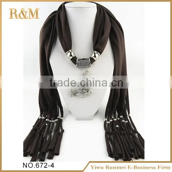Best selling fine quality bird scarf fine workmanship