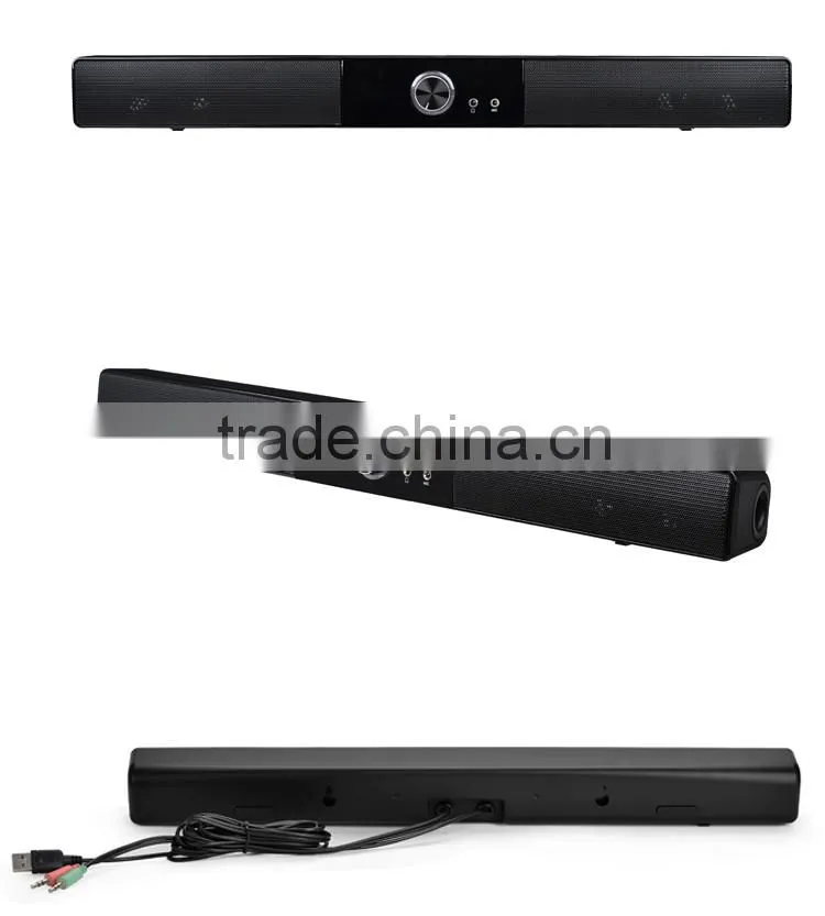Mini system, wireless system,Popular and Cheap 2.0 pc soundbar , used for home theater