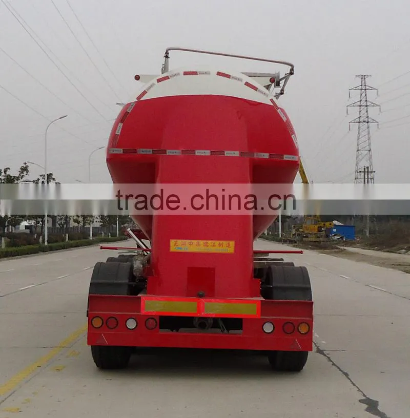 3 Axle Aluminum Alloy Vertical Powder Tank Semi Trailer/powder tank trailer/bulk cement tank trailer