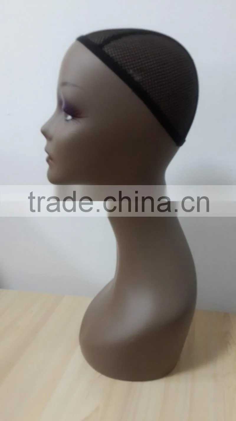 glass fiber reinforced plastics material mannequin head for hair wig display