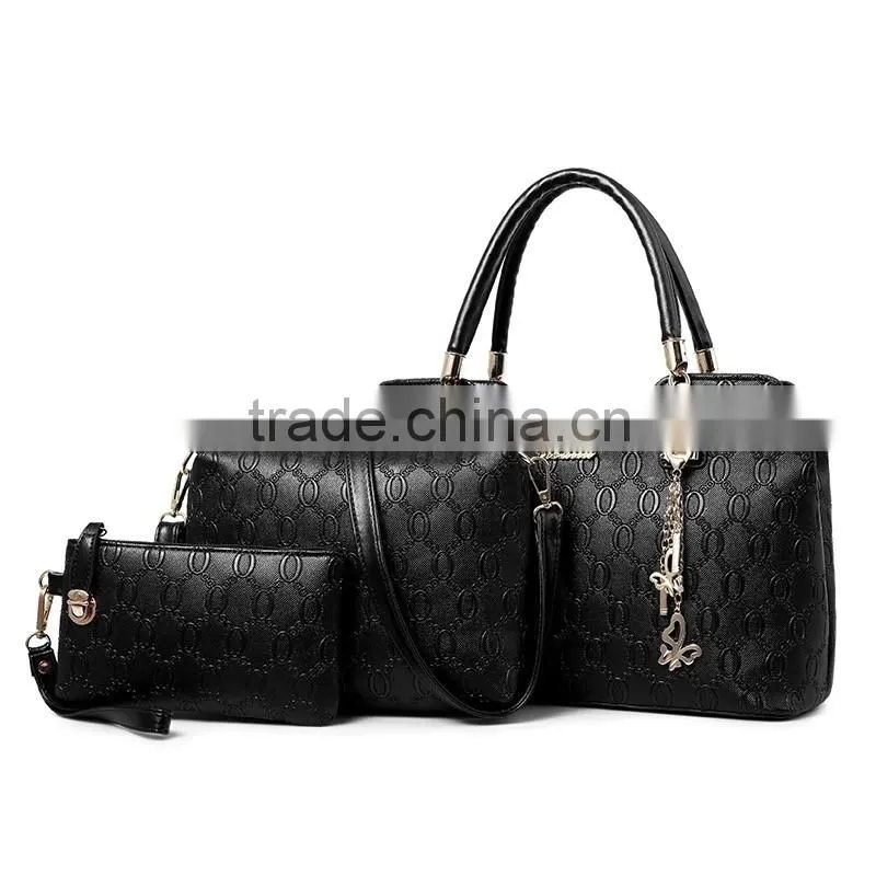 Lady fashion designer PU high quality handbag OEM women's custom hand bag wholesale