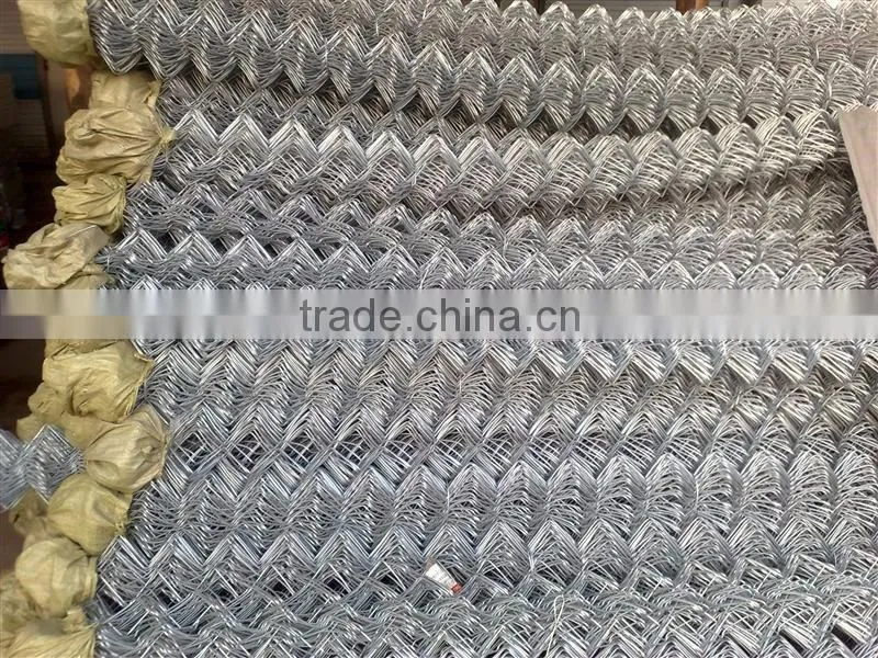 Galvanized Chaink Link Fence For Exporting Quality