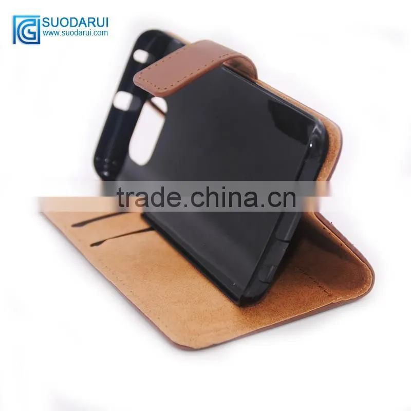 Mix colors Book Wallet Leather flip cases pouch for LG K4 Phone covers