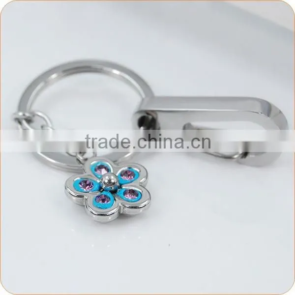 High Quality Flat Snap Hook Metal Key Chain Wholesale