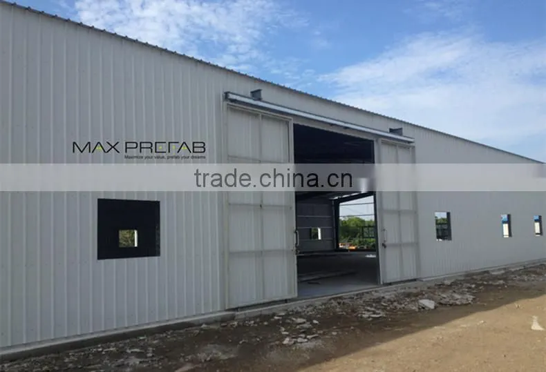 prefabricated steel structure construction warehouse for sale