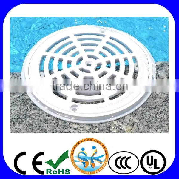 Swimming pool main drain cover, ABS main drainage