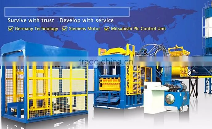 QT10-15 widely used concrete block making machine for sale, german block machines in Algeria