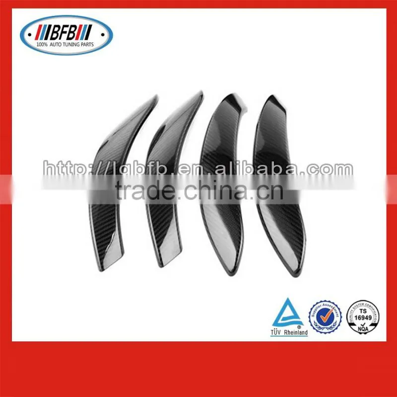 wholesale auto stick on interior trim FOR BMW F30 3 series 2015 2016 carbon black