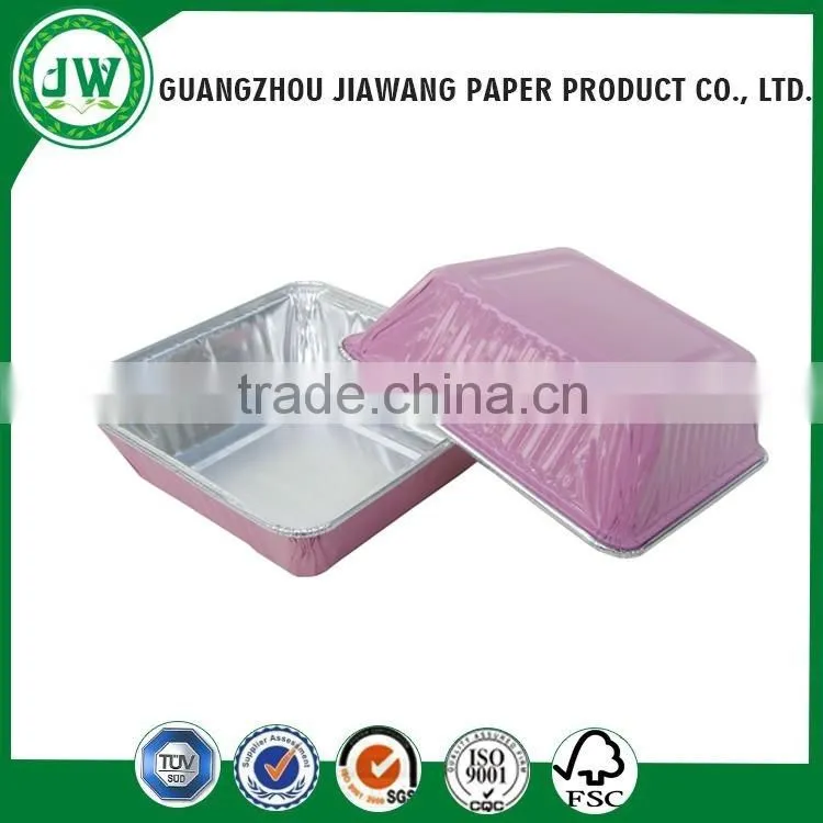 Aluminum foil dairy food container
