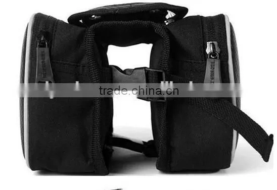 New design bicycle frame bag/Fashion black phone bag /