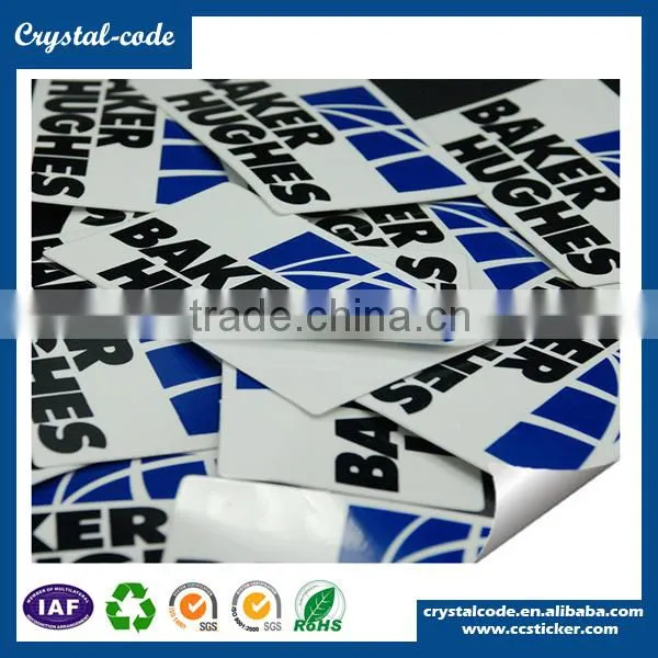 Vivid design hotmelt UV proof aluminum foil sticker