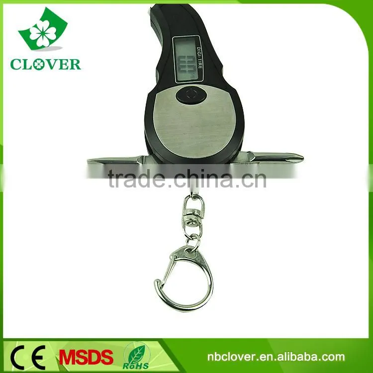 China supplier LCD digital display car tool wireless tire pressure gauge