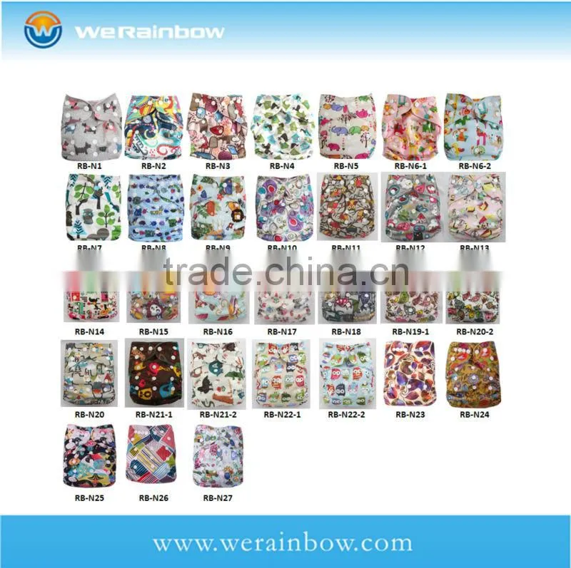 2016 New style ai2 baby reusable animal cloth diaper