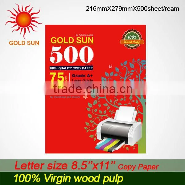 2013 Newest office letter size copy paper