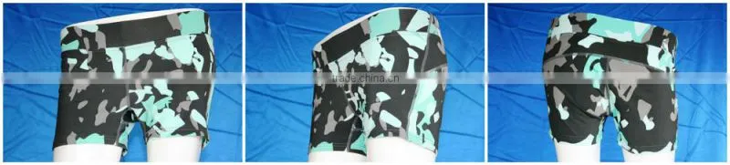 AOP polyester/Elastane quick dry ladies short pants