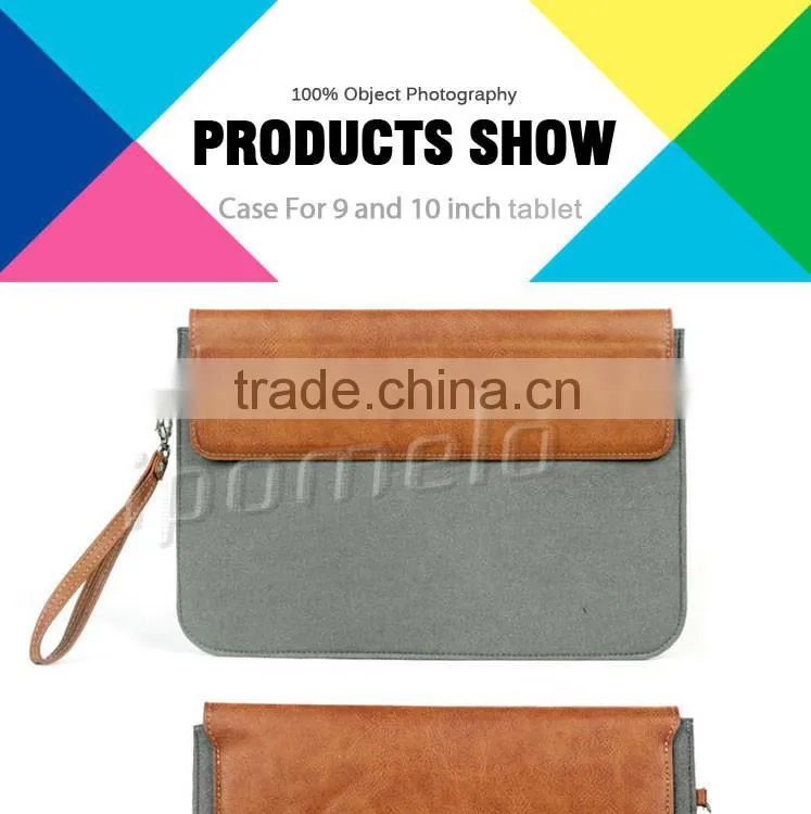 2015 new products leather tablet case for Universal 9 and 10 inch tablet