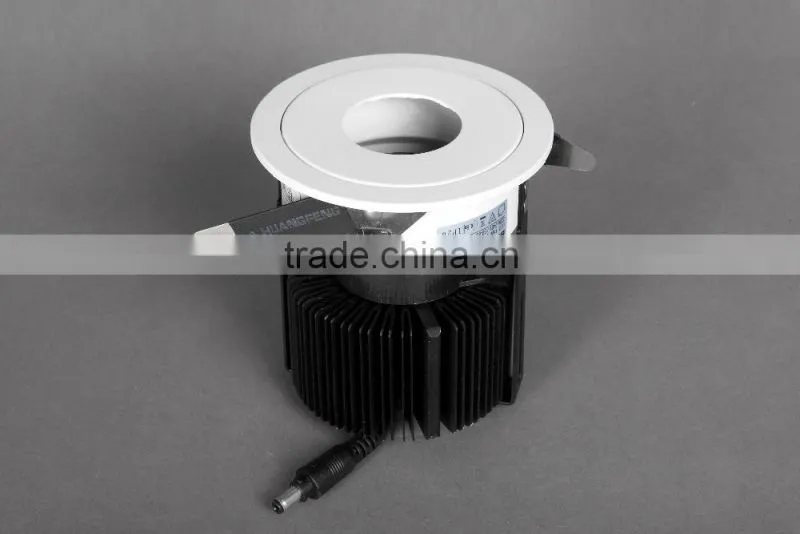 COB chip led downlight 15w led lighting with small round hole