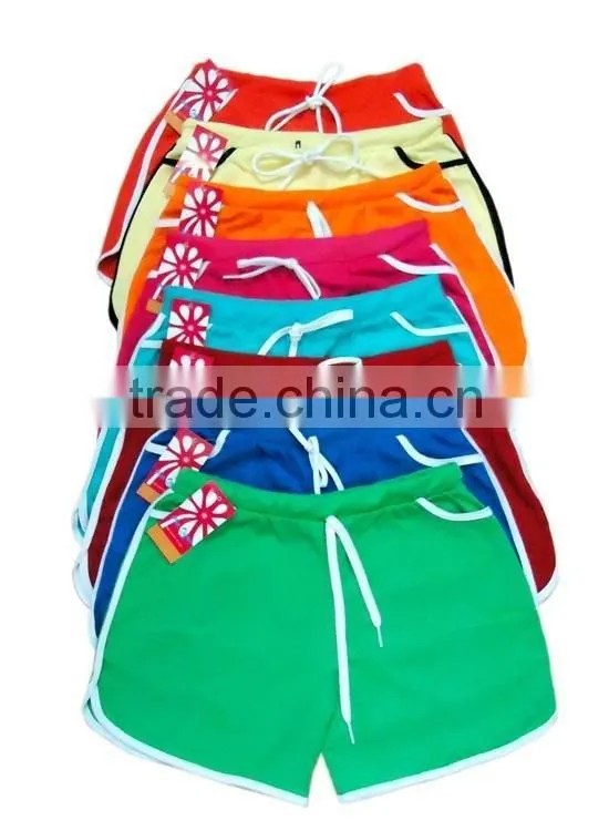 Red Knit Girl Hot Shorts