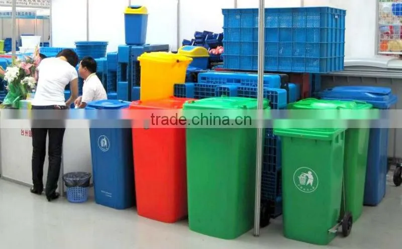 120 liter waste bin large plastic waste bins with wheels