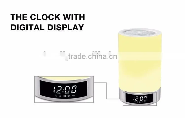 Lighting touch lamp portable speaker and bluetooth speaker