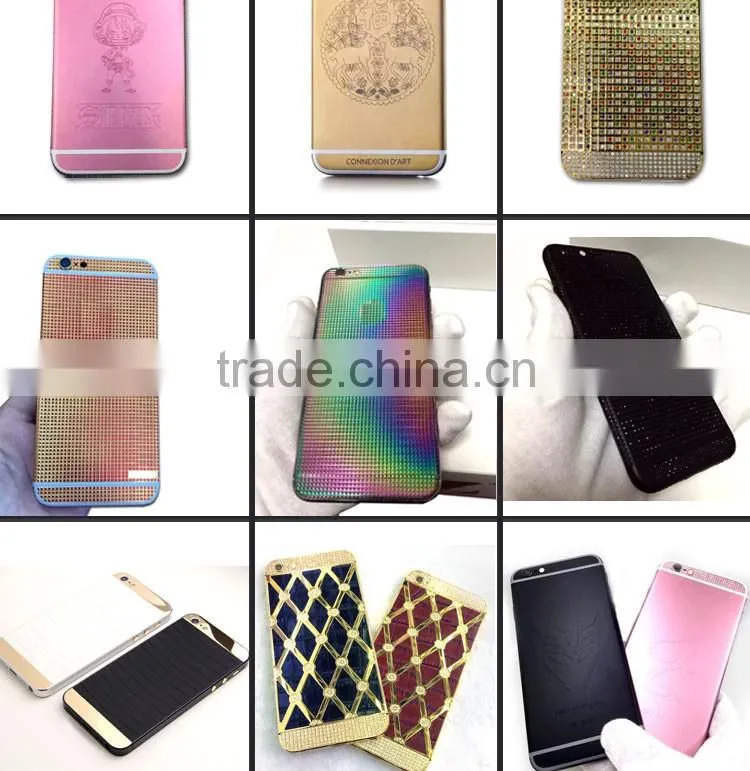 Gold 24K Limited Edition Frame Plated Back Housing for iPhone 6s