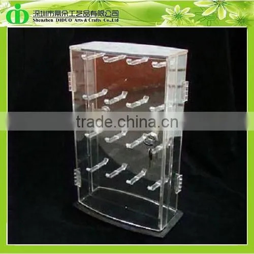 DDC-C023 Trade Assurance Chinese Factory Wholesale SGS Test Lockable Acrylic E-cigarette Cabinet