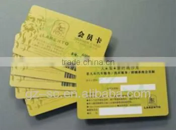embossing sequential number plastic card