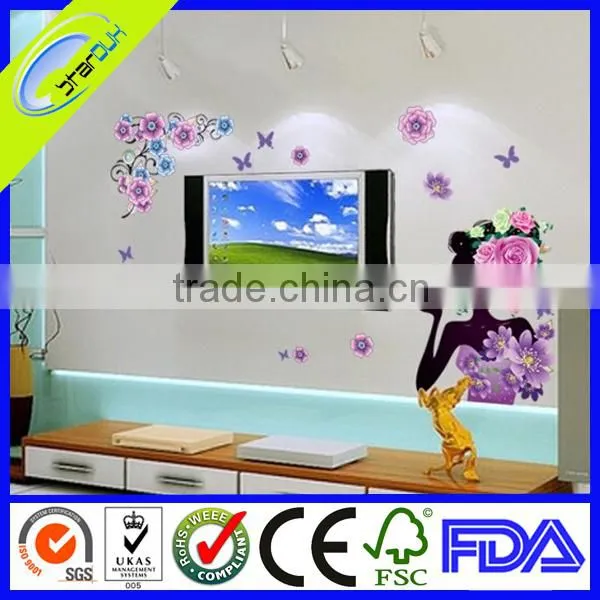 mirror decorative wall sticker kids