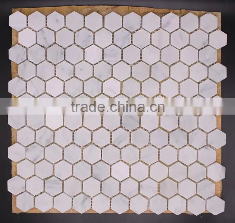 China want to sell white carrara marble mosaic